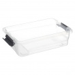 Låda med 4 burkar för sortering, EZY SORT IT SMALL, 22.5 x 15.5 x H 7 cm, Transparent / Grå Låda med 4 burkar för sortering, EZY SORT IT SMALL, 22.5 x 15.5 x H 7 cm, Transparent / Grå