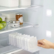 Låda med avdelare, Stapelbar, TOWER MODERN FRIDGE ORGANIZER , Yamazaki, Frostigt Transparent  Låda med avdelare, Stapelbar, TOWER MODERN FRIDGE ORGANIZER , Yamazaki, Frostigt Transparent
