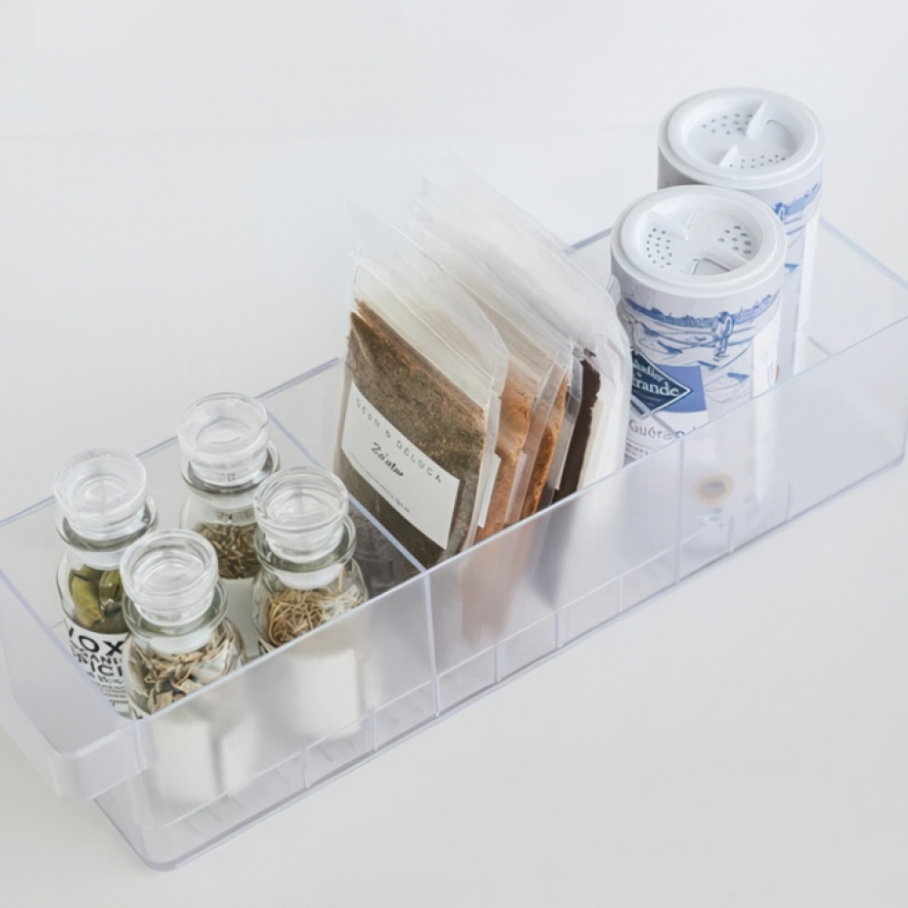 Låda med avdelare, Stapelbar, TOWER MODERN FRIDGE ORGANIZER , Yamazaki, Frostigt Transparent i gruppen Förvaring / Köksförvaring / Kylskåpsförvaring hos SmartaSaker.se (41787)