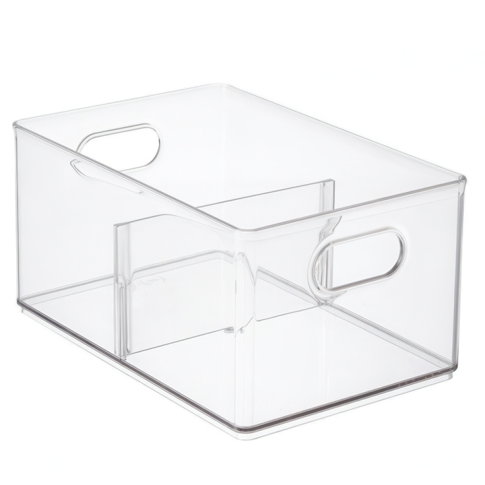 Låda med avdelare, THE HOME EDIT FREEZER BIN, 20,3 x 30,5 x H15,2 cm, Transparent i gruppen Förvaring / Köksförvaring / Matlådor hos SmartaSaker.se (41788)