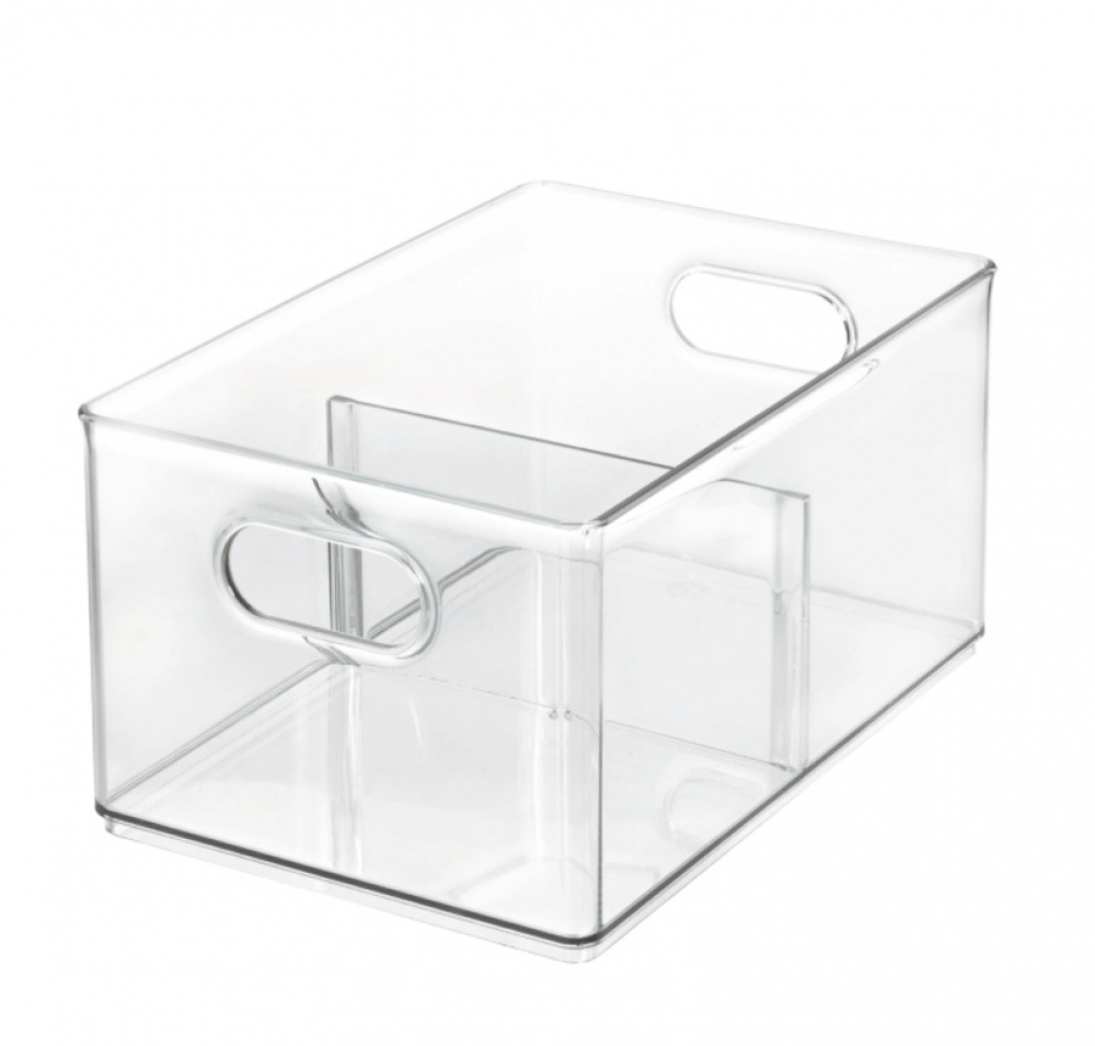 Låda med avdelare, THE HOME EDIT FREEZER BIN, 20,3 x 30,5 x H15,2 cm, Transparent i gruppen Förvaring / Köksförvaring / Matlådor hos SmartaSaker.se (41788)