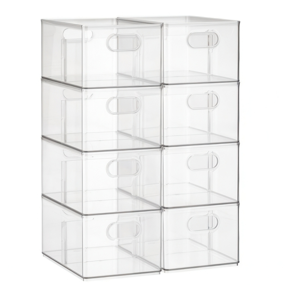 Låda med avdelare, THE HOME EDIT FREEZER BIN, 20,3 x 30,5 x H15,2 cm, Transparent i gruppen Förvaring / Köksförvaring / Matlådor hos SmartaSaker.se (41788)