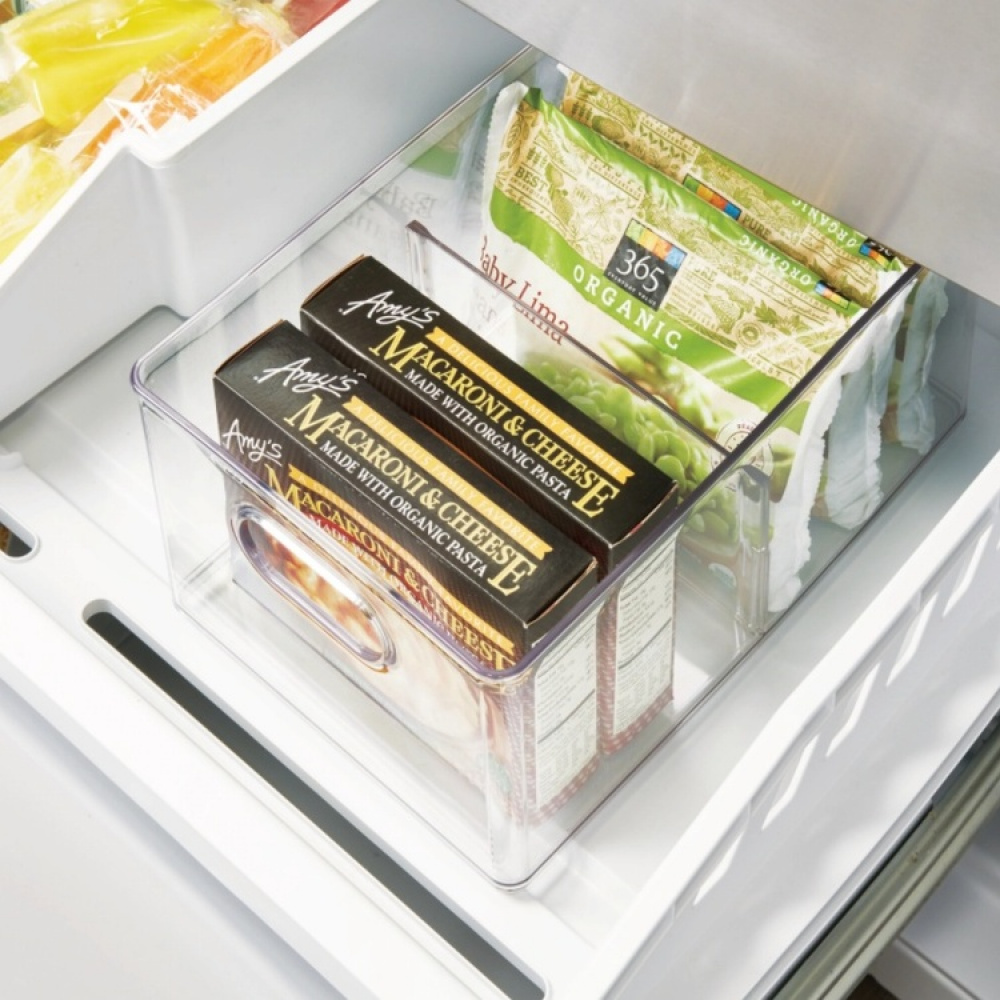Låda med avdelare, THE HOME EDIT FREEZER BIN, 20,3 x 30,5 x H15,2 cm, Transparent i gruppen Förvaring / Köksförvaring / Matlådor hos SmartaSaker.se (41788)