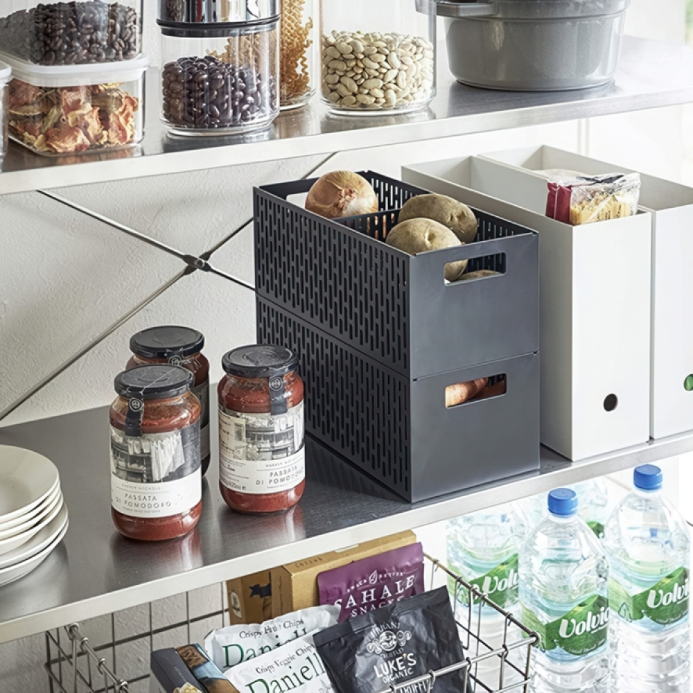 Låda med avdelare, TOWER VEGETABLE BASKET, 15,3 x 32 x H 12,2 cm i gruppen Förvaring / Köksförvaring / Organisera köksskåp hos SmartaSaker.se (41789)