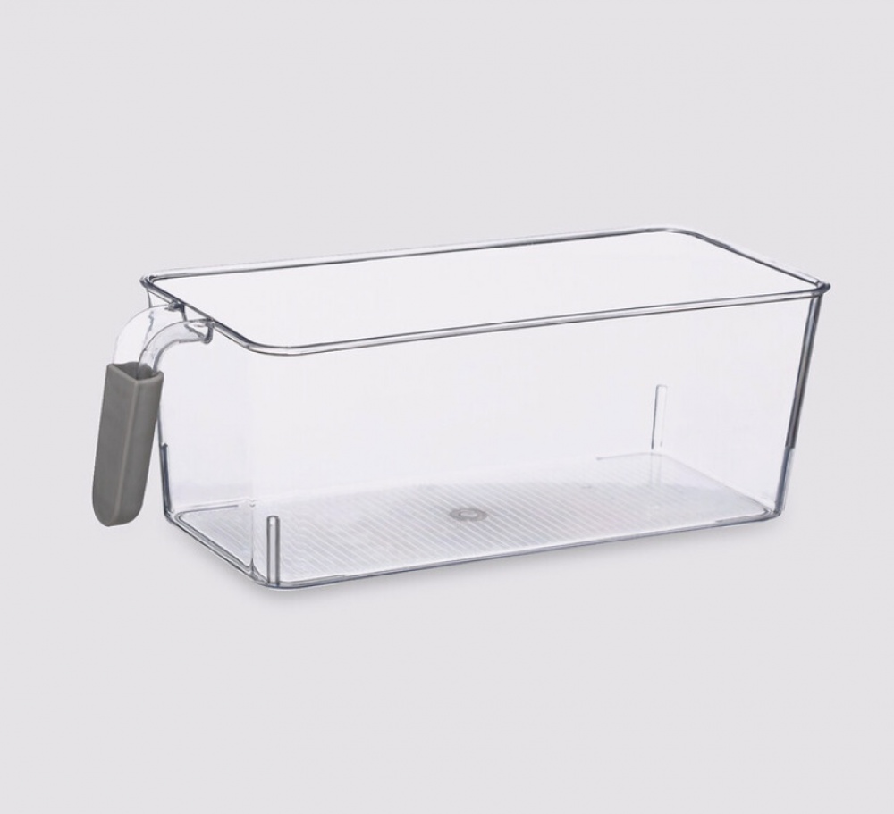 Låda med gummerat handtag, NARROW RANGEMENT, 27,5 x 12,5 x H 11 cm, Klar i gruppen Förvaring / Förvaringslådor hos SmartaSaker.se (41795)