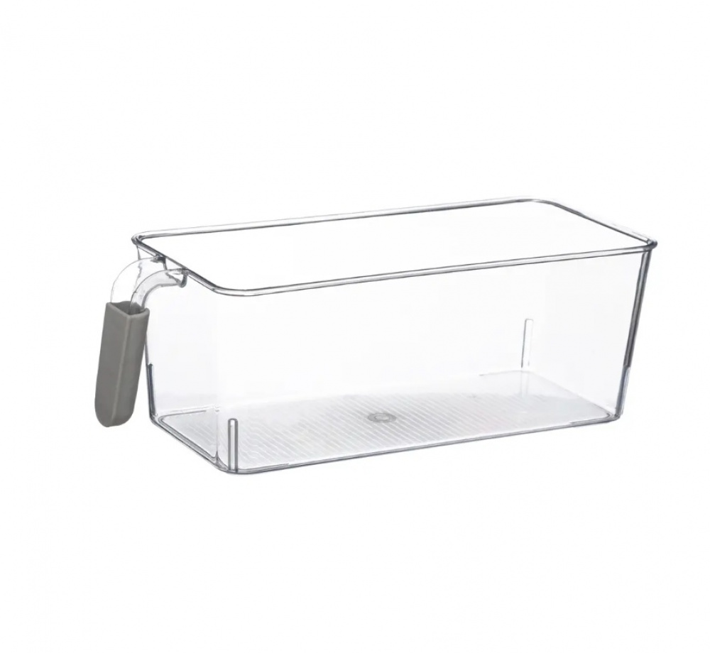 Låda med gummerat handtag, NARROW RANGEMENT, 27,5 x 12,5 x H 11 cm, Klar i gruppen Förvaring / Förvaringslådor hos SmartaSaker.se (41795)