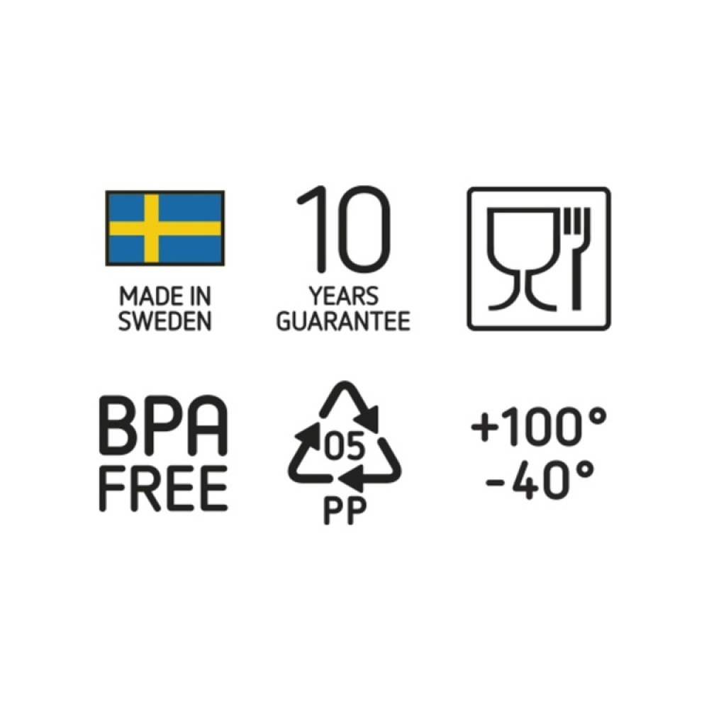 Låda med Hjul, SMARTSTORE 70L, CLASSIC, XXL, 72 x 40 x H 38 cm, Transparent / Svart i gruppen Förvaring / Förvaringslådor hos SmartaSaker.se (41797)