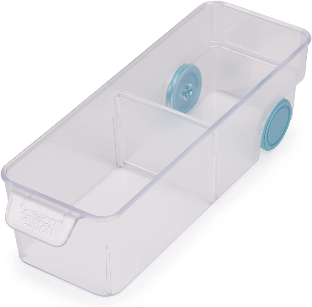 Låda med hjul, JOSEPH JOSEPH COMPACT STORAGE BIN, 10,4 x 30,8 x H 8,5 cm, Transparent i gruppen Förvaring / Köksförvaring / Kylskåpsförvaring hos SmartaSaker.se (41798)