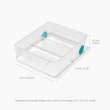Låda med hjul, JOSEPH JOSEPH XL COMPACT STORAGE BIN, 23,5 x 30,8 x H 8,5 cm, Transparent Låda med hjul, JOSEPH JOSEPH XL COMPACT STORAGE BIN, 23,5 x 30,8 x H 8,5 cm, Transparent