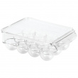 Låda med lock för 12 Ägg, PULLZ SMALL EGG BIN , 22 x 16 x H 8 cm, Transparent Låda med lock för 12 Ägg, PULLZ SMALL EGG BIN , 22 x 16 x H 8 cm, Transparent