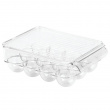 Låda med lock för 12 Ägg, PULLZ SMALL EGG BIN , 22 x 16 x H 8 cm, Transparent Låda med lock för 12 Ägg, PULLZ SMALL EGG BIN , 22 x 16 x H 8 cm, Transparent