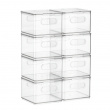 Låda med lock, THE HOME EDIT SMALL FRIDGE BIN, 15,2 x 15,2 x H10,8 cm, Klar Låda med lock, THE HOME EDIT SMALL FRIDGE BIN, 15,2 x 15,2 x H10,8 cm, Klar