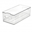 Låda med lock, THE HOME EDIT VEGGIE BIN, 15,2 x 30,5 x H10,8 cm, Transparent Låda med lock, THE HOME EDIT VEGGIE BIN, 15,2 x 30,5 x H10,8 cm, Transparent
