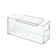 Låda med skjutbart lock, THE HOME EDIT HAIR ACCESSORY BIN, 10,2 x 25,4 x H 10,8 cm, Transparent Låda med skjutbart lock, THE HOME EDIT HAIR ACCESSORY BIN, 10,2 x 25,4 x H 10,8 cm, Transparent