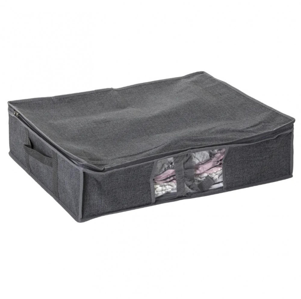 Låda med vakuumpåse, SMALL AIR STORE UNDER BED, 60 x 45 x H 15 cm, Mörkgrå i gruppen Förvaring / Garderobsförvaring / Vakuumförvaring / Lådor med vakuumpåsar hos SmartaSaker.se (41822)