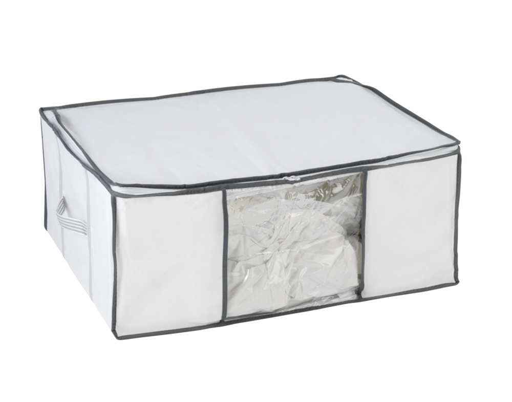 Låda med vakuumpåse, SOFT BOX , LARGE, 65 x 50 x H25 cm, Vit i gruppen Förvaring / Garderobsförvaring / Vakuumförvaring / Lådor med vakuumpåsar hos SmartaSaker.se (41823)