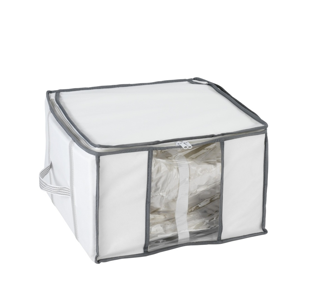 Låda med vakuumpåse, SOFT BOX, SMALL, 42 x 40 x H 25 cm, Vit i gruppen Förvaring / Garderobsförvaring / Vakuumförvaring / Lådor med vakuumpåsar hos SmartaSaker.se (41826)
