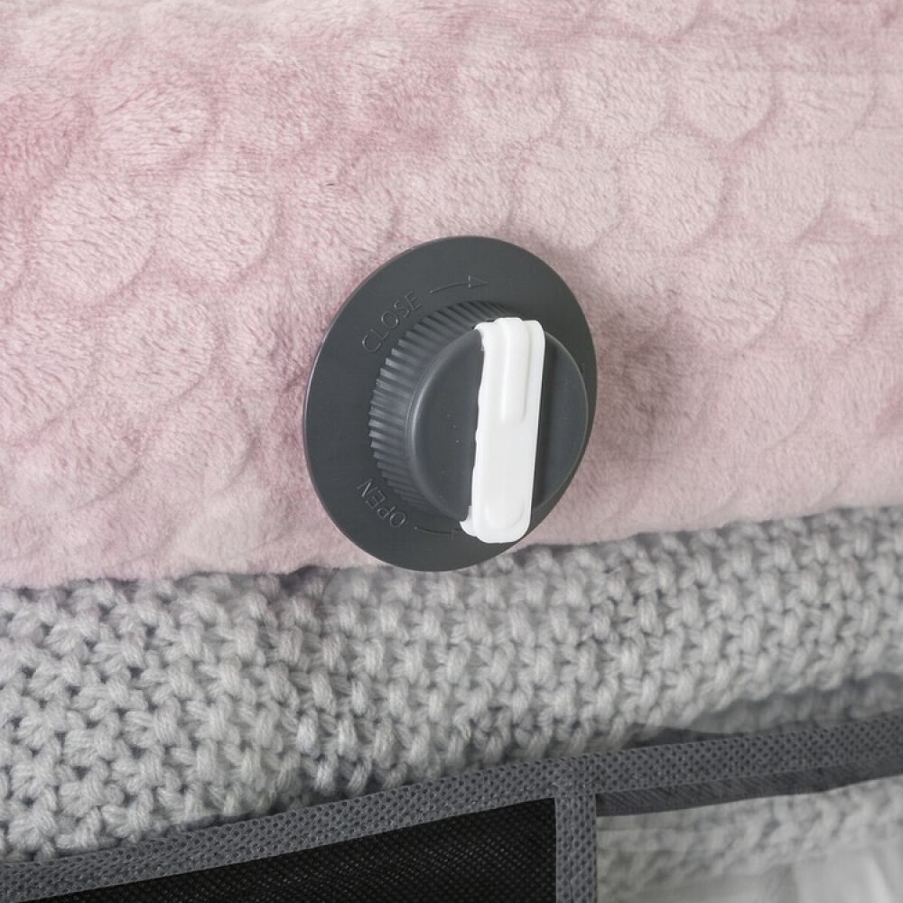 Låda med vakuumpåse, under sängen, NONWOVEN UNDER BED, 100 x 45 x H 15 cm, Svart i gruppen Förvaring / Sovrumsförvaring / Under sängen-förvaring hos SmartaSaker.se (41828)