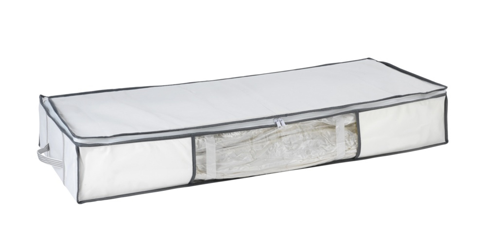 Låda med vakuumpåse, under sängen, SOFT BOX UNDER BED, 105 x 45 x H 15cm, vit i gruppen Förvaring / Garderobsförvaring / Vakuumförvaring / Lådor med vakuumpåsar hos SmartaSaker.se (41829)