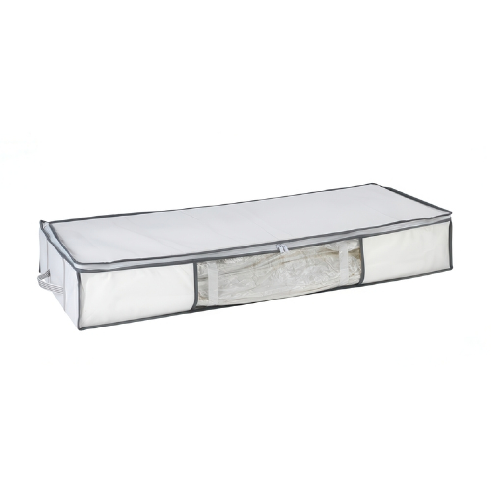 Låda med vakuumpåse, under sängen, SOFT BOX UNDER BED, 105 x 45 x H 15cm, vit i gruppen Förvaring / Garderobsförvaring / Vakuumförvaring / Lådor med vakuumpåsar hos SmartaSaker.se (41829)