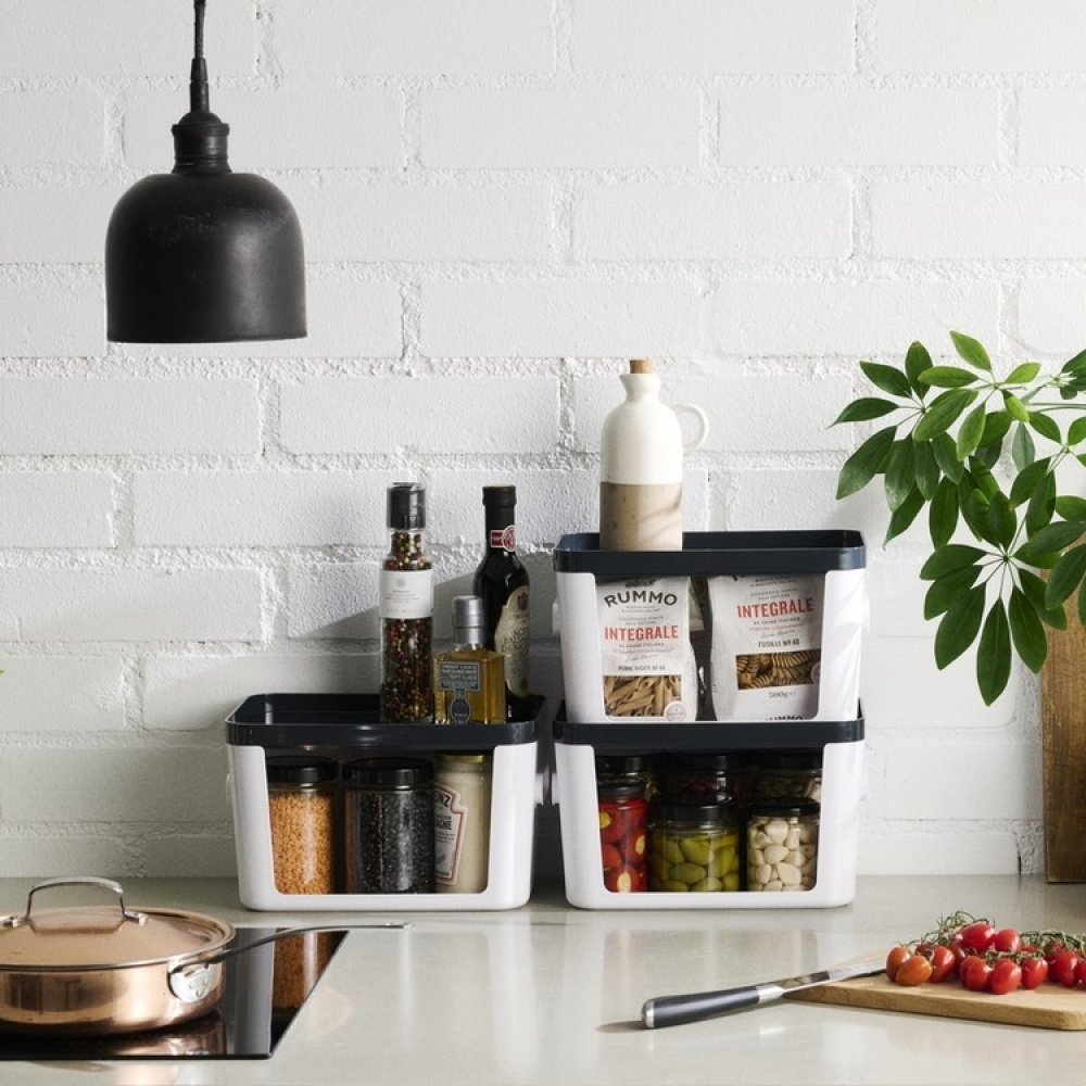 Låda med öppen front, SMARTSTORE COMPACT ACCESS, 29,5 x 20 x H 16 cm i gruppen Förvaring / Populära varumärken / SmartStore hos SmartaSaker.se (41833)