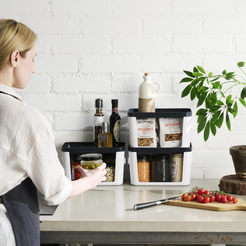 Låda med öppen front, SMARTSTORE COMPACT ACCESS, 29,5 x 20 x H 16 cm i gruppen Förvaring / Populära varumärken / SmartStore hos SmartaSaker.se (41833)