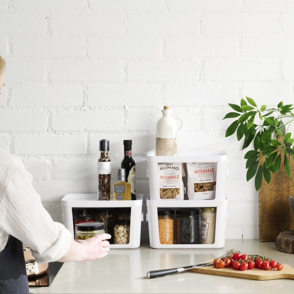 Låda med öppen front, SMARTSTORE COMPACT ACCESS, 29,5 x 20 x H 16 cm i gruppen Förvaring / Populära varumärken / SmartStore hos SmartaSaker.se (41833)