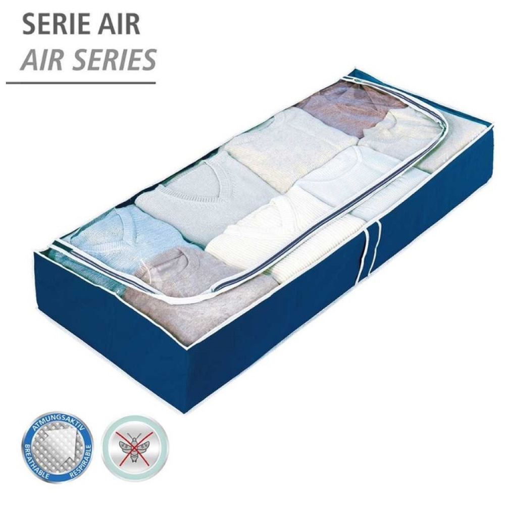 Låda under sängen, Mjuk, AIR, 105 x 45 x H 15 cm, Blå i gruppen Förvaring / Sovrumsförvaring / Under sängen-förvaring hos SmartaSaker.se (41842)