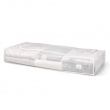 Låda under sängen, Mjuk, MILKY WHITE, 45 x 103 x H16 cm, Transparent vit Låda under sängen, Mjuk, MILKY WHITE, 45 x 103 x H16 cm, Transparent vit