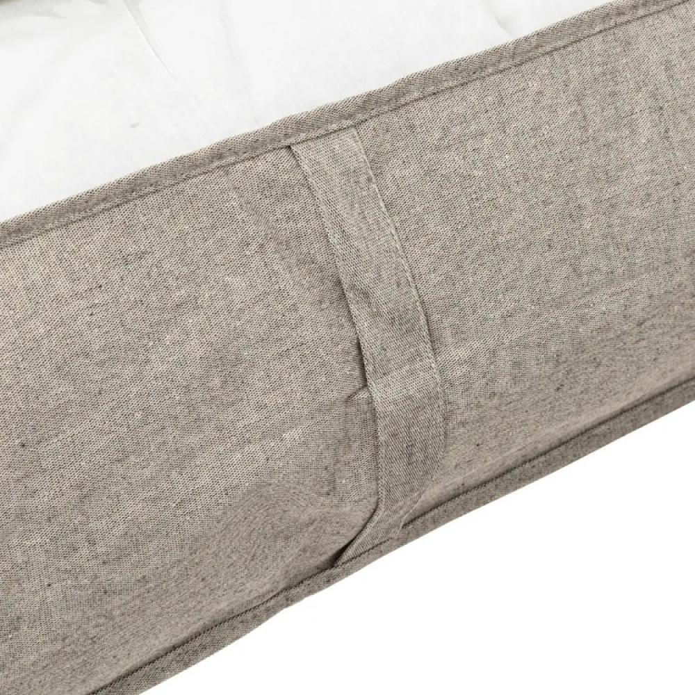Låda under sängen, Mjuk, ORGA, 100 x 45 x H 20 cm, Beige-Grå i gruppen Förvaring / Sovrumsförvaring / Under sängen-förvaring hos SmartaSaker.se (41851)