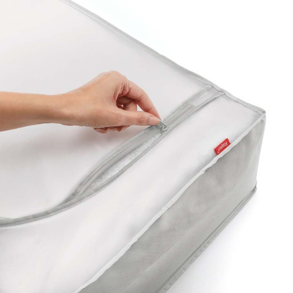 Låda under sängen, mjuk, RAYEN PREMIUM, 45 x 103 x H 16 cm, Ljusgrå i gruppen Förvaring / Sovrumsförvaring / Under sängen-förvaring hos SmartaSaker.se (41852)