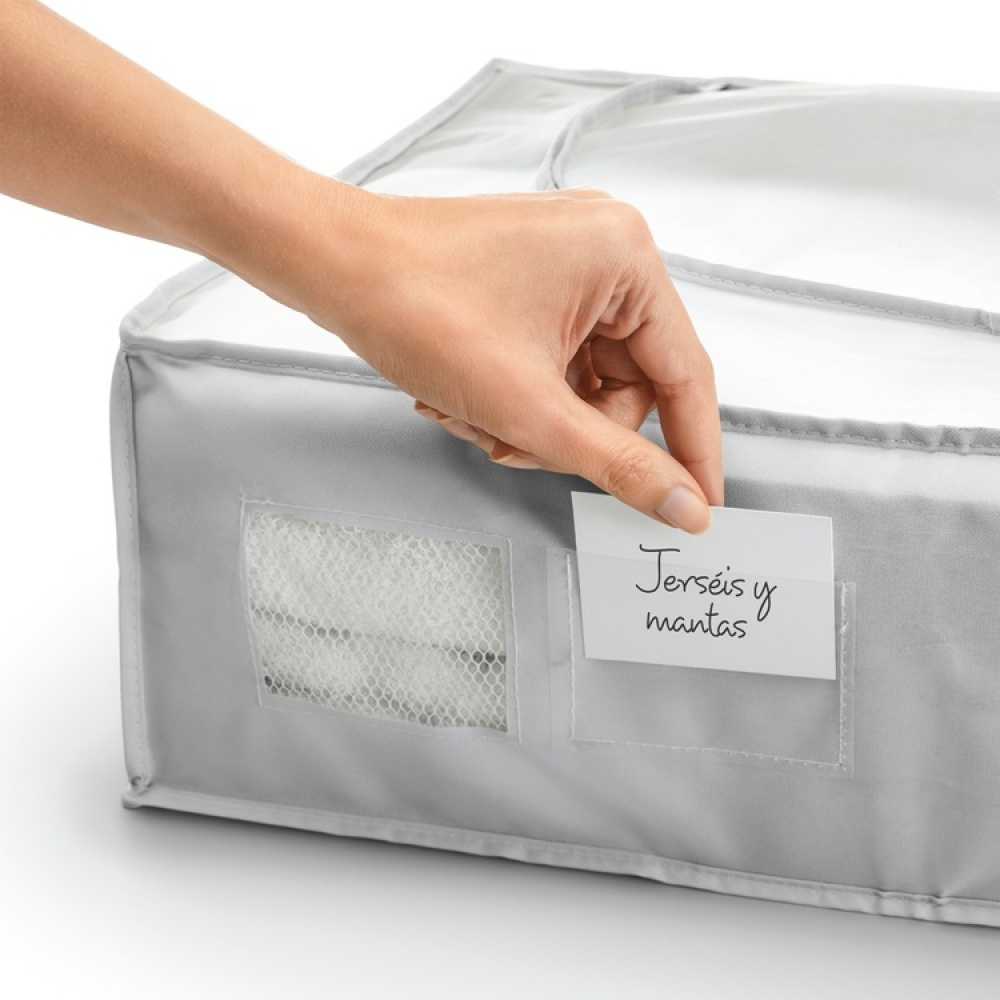 Låda under sängen, mjuk, RAYEN PREMIUM, 45 x 103 x H 16 cm, Ljusgrå i gruppen Förvaring / Sovrumsförvaring / Under sängen-förvaring hos SmartaSaker.se (41852)