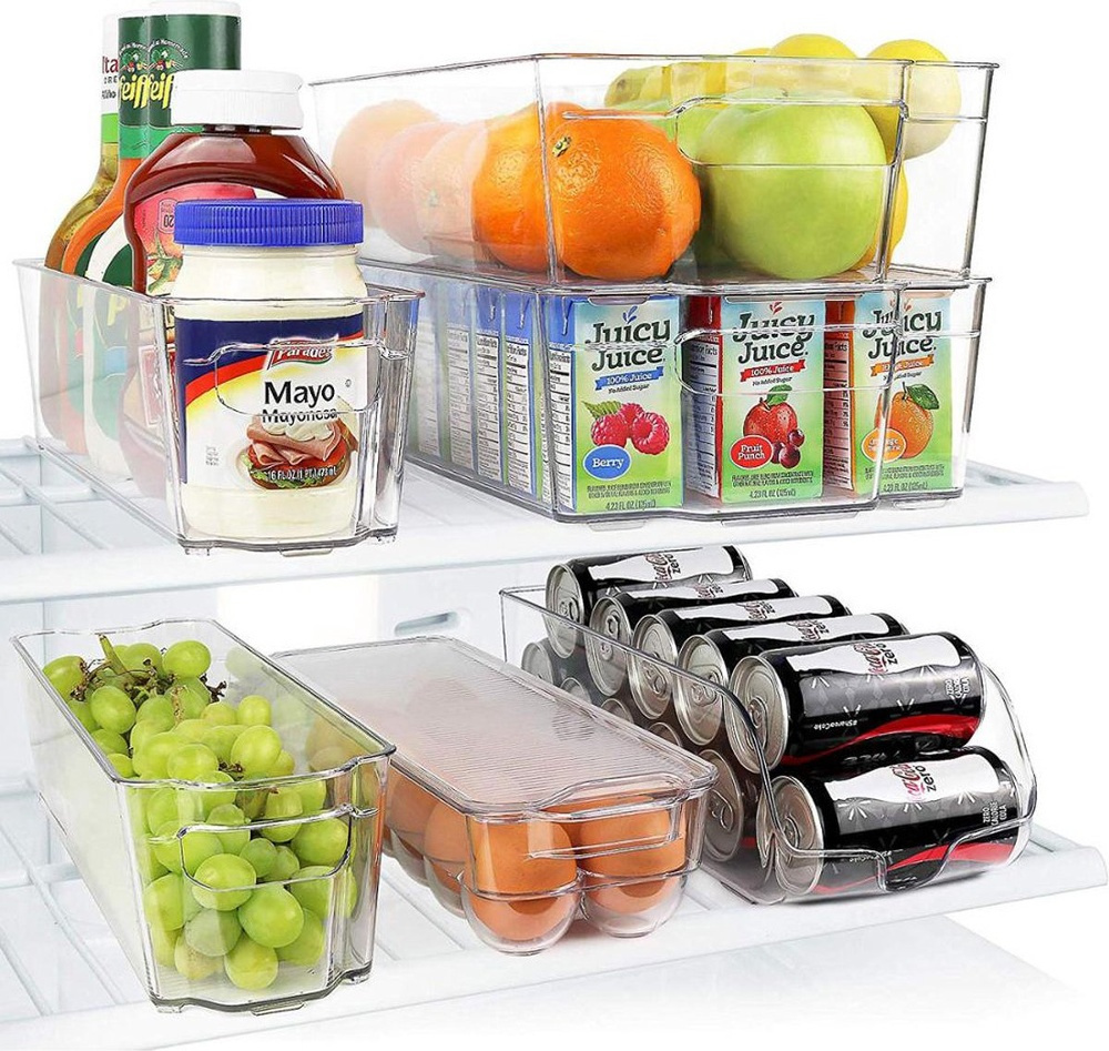 Låda, bred och djup, RANGEMENT FRIGO XL, 37 x 22 x H 10 cm, Klar i gruppen Förvaring / Köksförvaring / Kylskåpsförvaring hos SmartaSaker.se (41861)
