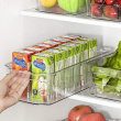 Låda, bred och kort, RANGEMENT FRIGO LARGE, 31 x 21 x H 9 cm, Klar Låda, bred och kort, RANGEMENT FRIGO LARGE, 31 x 21 x H 9 cm, Klar