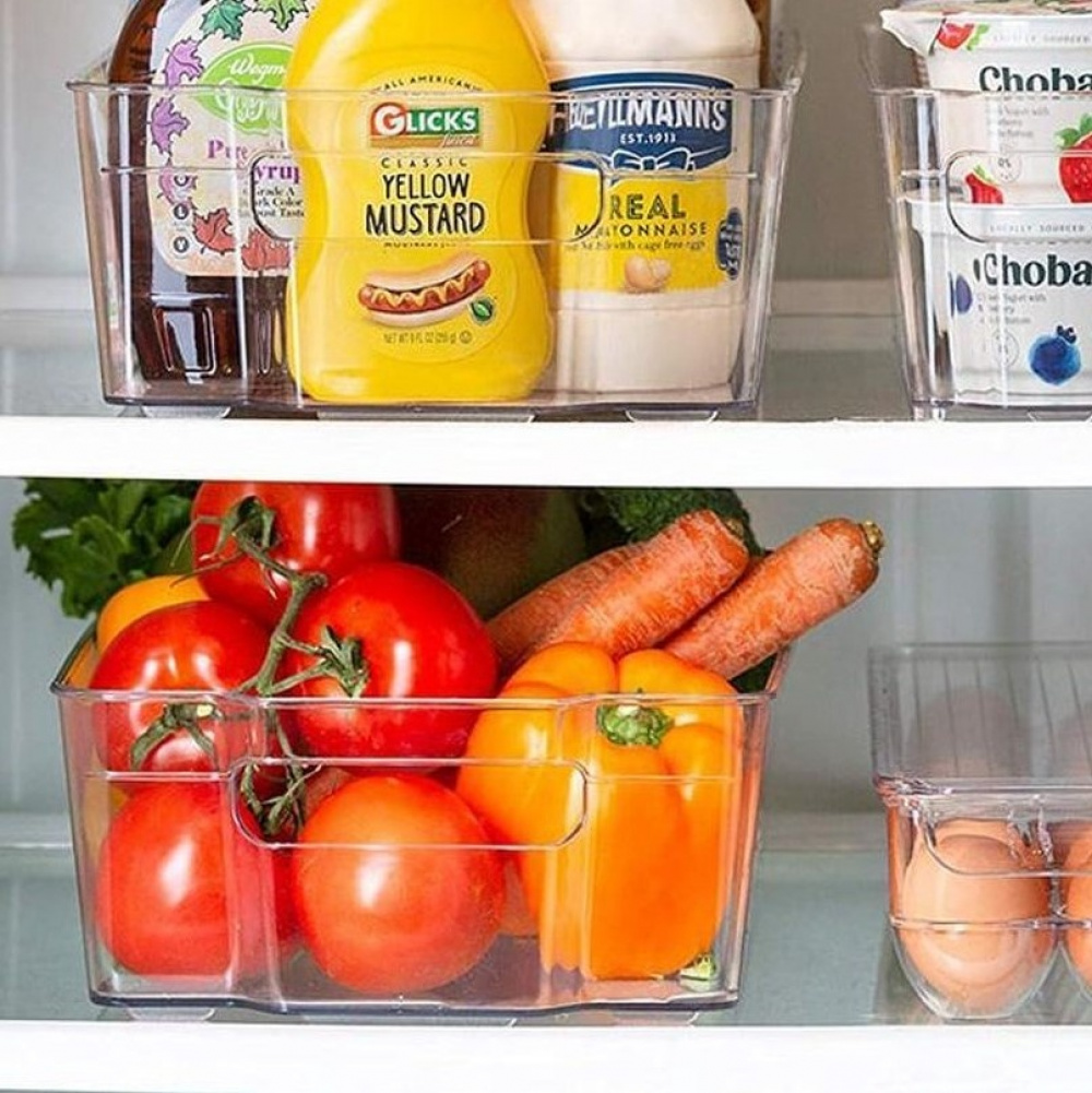 Låda, kort, RANGEMENT FRIGO MEDIUM, 31,5 x 15,5 x H 9 cm, Klar i gruppen Förvaring / Köksförvaring / Kylskåpsförvaring hos SmartaSaker.se (41867)