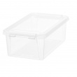 Låda, Liten, SMARTSTORE 4L HOME, 30 x 19 x H11cm, Klar / Vit Låda, Liten, SMARTSTORE 4L HOME, 30 x 19 x H11cm, Klar / Vit