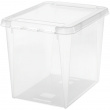 Låda, Stor, SMARTSTORE 52L HOME, Large, 50 x 39 x H41cm, Transparent / Vit Låda, Stor, SMARTSTORE 52L HOME, Large, 50 x 39 x H41cm, Transparent / Vit