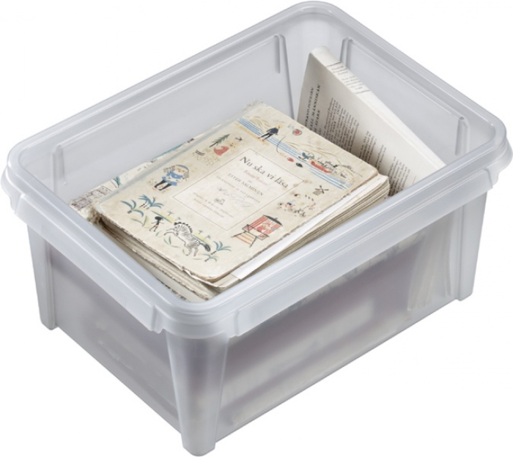 Låda, Vattentät, SMARTSTORE 13L DRY, 40 x 30 x H19cm, Grå i gruppen Förvaring / Förvaringslådor / SmartStore förvaringslådor hos SmartaSaker.se (41882)