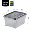 Låda, Vattentät, SMARTSTORE 34L DRY, 50 x 40 x H 27 cm, Grå Låda, Vattentät, SMARTSTORE 34L DRY, 50 x 40 x H 27 cm, Grå
