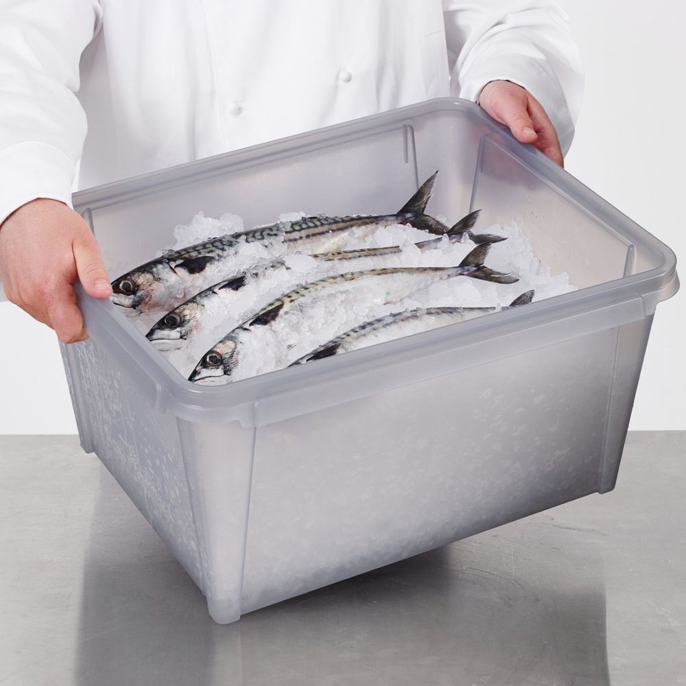 Låda, Vattentät, SMARTSTORE 34L DRY, 50 x 40 x H 27 cm, Grå i gruppen Förvaring / Förvaringslådor / SmartStore förvaringslådor hos SmartaSaker.se (41883)
