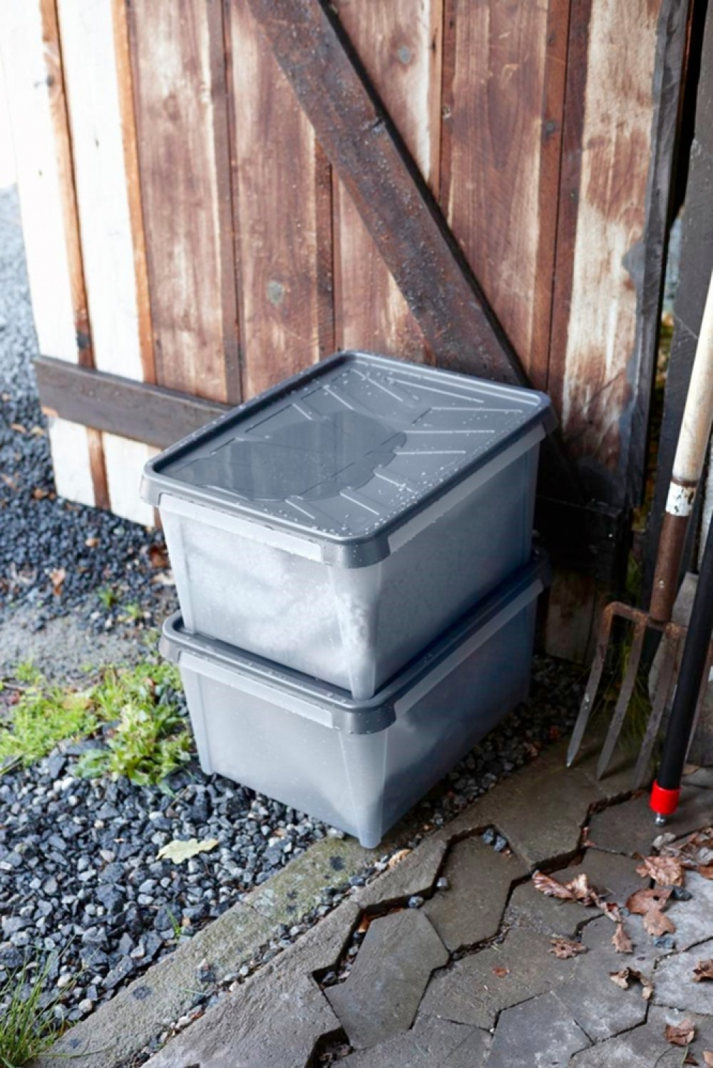 Låda, Vattentät, SMARTSTORE 34L DRY, 50 x 40 x H 27 cm, Grå i gruppen Förvaring / Förvaringslådor / SmartStore förvaringslådor hos SmartaSaker.se (41883)