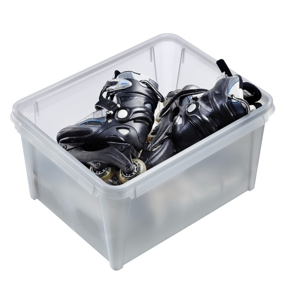 Låda, Vattentät, SMARTSTORE 34L DRY, 50 x 40 x H 27 cm, Grå i gruppen Förvaring / Förvaringslådor / SmartStore förvaringslådor hos SmartaSaker.se (41883)