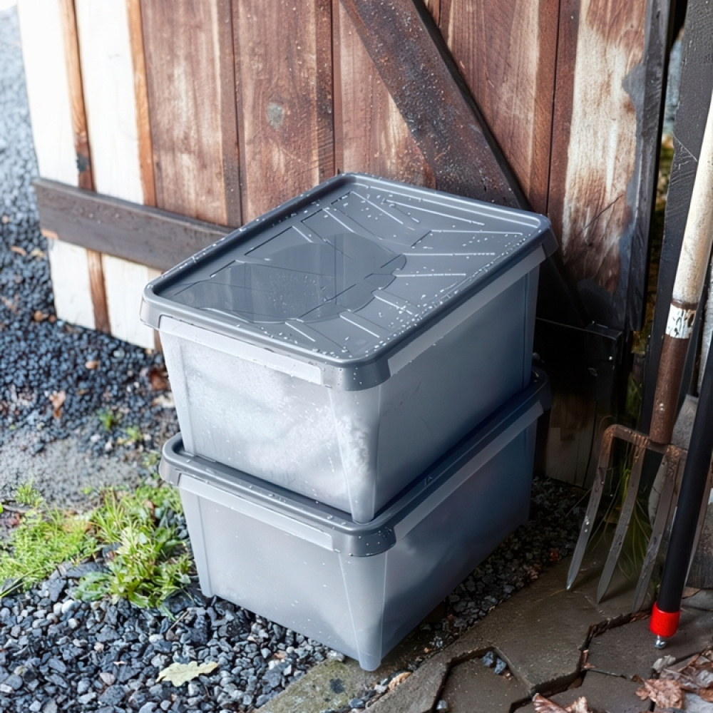 Låda, Vattentät, SMARTSTORE 55L DRY, 60 x 40 x H 35 cm, Grå i gruppen Förvaring / Förvaringslådor hos SmartaSaker.se (41884)