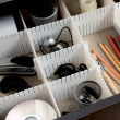 Lådavdelare, Höga, 6 st, FREE DRAWER ORGANISER, 44 x H 10 cm, Vit Lådavdelare, Höga, 6 st, FREE DRAWER ORGANISER, 44 x H 10 cm, Vit