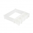 Lådavdelare, Höga, 6 st, FREE DRAWER ORGANISER, 44 x H 10 cm, Vit Lådavdelare, Höga, 6 st, FREE DRAWER ORGANISER, 44 x H 10 cm, Vit