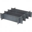 Lådavdelare, Höga, 6 st, FREE DRAWER ORGANISER, 44 x H 10 cm, Grå Lådavdelare, Höga, 6 st, FREE DRAWER ORGANISER, 44 x H 10 cm, Grå