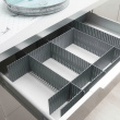 Lådavdelare, Höga, 6 st, FREE DRAWER ORGANISER, 44 x H 10 cm, Grå Lådavdelare, Höga, 6 st, FREE DRAWER ORGANISER, 44 x H 10 cm, Grå