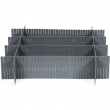Lådavdelare, Höga, 6 st, FREE DRAWER ORGANISER, 44 x H 10 cm, Grå Lådavdelare, Höga, 6 st, FREE DRAWER ORGANISER, 44 x H 10 cm, Grå