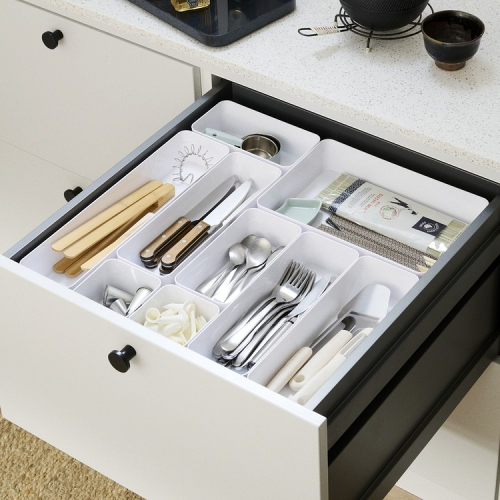 Lådinredning, COMPACT SORT MINI, 10 x 10 x H 6 cm i gruppen Förvaring / Förvaringslådor / Småförvaring hos SmartaSaker.se (41907)