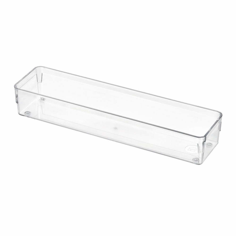 Lådinredning, Långsmal, iDESIGN DRAWER SOLUTIONS LARGE, 30,5 x 7,6 x H 5,1 cm, Transparent i gruppen Förvaring / Förvaringslådor / Småförvaring hos SmartaSaker.se (41908)
